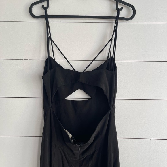 NWT L'AGENCE Elsa Maxi Dress in Washed Black - Picture 8 of 8